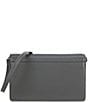 Michael Kors Jet Set Silver Metal Medium Flap Crossbody Bag, Color:Slate - Image 2