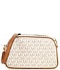 Michael Kors Jet Set Small Camera Crossbody Bag, Color:Vanilla/Acorn - Image 2