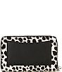 Michael Kors Jet Set Small Cheetah Print Calf Hair Wallet, Color:Black Multi - Image 2