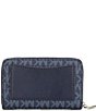 Michael Kors Jet Set Small Zip Around Card Case, Color:Dress Blue - Image 2