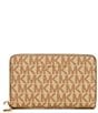 Michael Kors Jet Set Small Zip Around Card Case - Image 1