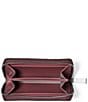 Michael Kors Jet Set Small Zip Around Card Case, Color:Oxblood - Image 2