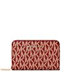 Michael Kors Jet Set Small Zip Around Card Case - Image 1