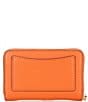 Michael Kors Jet Set Small Zip Around Gold-Tone Hardware Card Case, Color:Orange Punch - Image 2