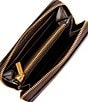 Michael Kors Jet Set Small Zip Around Contrast Trim Card Case, Color:Natural - Image 3