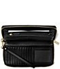 Michael Kors Jet Set Travel Large Leather Continental Wallet, Color:Black - Image 2