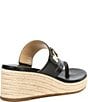 Color:Black - Image 2 - Jilly Espadrille Platform Wedge Sandals
