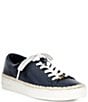 Michael Kors Keaton Leather Lace Up Espadrille Sneakers - Image 1