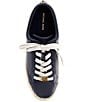 Michael Kors Keaton Leather Lace Up Espadrille Sneakers - Image 5