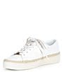 Michael Kors Keaton Leather Lace Up Espadrille Sneakers - Image 4