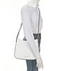 Michael Kors Kensington Large Crossbody Bag, Color:Optic White - Image 4