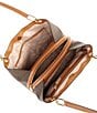 Color:Brown/Acorn - Image 3 - Kensington Large Shoulder Bag