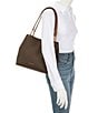 Color:Brown/Acorn - Image 4 - Kensington Large Shoulder Bag