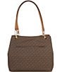 Michael Kors Kensington Signature Logo Large Shoulder Bag, Color:Brown/Acorn - Image 2