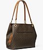 Michael Kors Kensington Signature Logo Large Shoulder Bag, Color:Brown/Acorn - Image 4