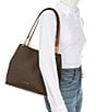 Michael Kors Kensington Signature Logo Large Shoulder Bag, Color:Brown/Acorn - Image 5