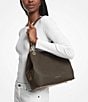 Michael Kors Kensington Signature Logo Large Shoulder Bag, Color:Brown/Acorn - Image 6