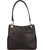 Michael Kors Kensington Large Pebbled Leather Shoulder Tote Bag, Color:Black - Image 2