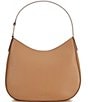 Color:Pale Peanut - Image 1 - Kensington Pebble Leather Large Hobo Shoulder Bag