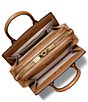 Michael Kors Laila Extra-Small Signature Logo Satchel Bag, Color:Brown/Acorn - Image 2
