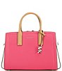 Michael Kors Laila Medium Color-Block Leather Satchel - Image 1