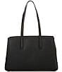 Michael Kors Laila Medium Leather Tote Bag, Color:Black - Image 2