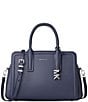 Michael Kors Laila Medium Satchel Bag, Color:DRESS BLUE - Image 1