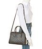 Michael Kors Laila Medium Satchel Bag, Color:Storm - Image 4