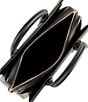 Michael Kors Laila Medium Satchel Bag, Color:Black - Image 3