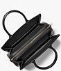Michael Kors Laila Medium Satchel Bag, Color:Black - Image 4