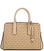 Michael Kors Laila Small Canvas Satchel Bag - Image 1