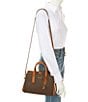 Michael Kors Laila Small Satchel Bag, Color:Brown Acorn - Image 4