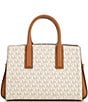 Michael Kors Laila Small Satchel Bag, Color:Vanilla Acorn - Image 2