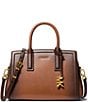 Michael Kors Laila Small Satchel Bag, Color:Luggage - Image 1