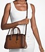 Michael Kors Laila Small Satchel Bag, Color:Luggage - Image 3