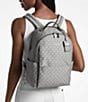 Michael Kors Large Sable Signature Logo Multifunction Backpack, Color:Storm - Image 3