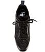 Color:Black - Image 5 - Lolly Trainer Rhinestone Hidden Wedge Sneakers