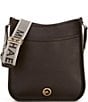 Michael Kors Luisa Large North South Messenger Crossbody Bag, Color:Chocolate - Image 1