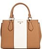Color:Peanut Multi - Image 1 - Marilyn Medium Saffiano Leather Satchel Bag
