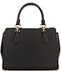 Color:Black Multi - Image 2 - Marilyn Medium Saffiano Leather Satchel Bag