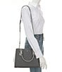 Michael Kors Marilyn Medium Satchel, Color:Slate Multi - Image 4