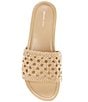 Michael Kors Mayes Woven Platform Block Heel Slide Sandals - Image 5