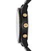 Color:Black - Image 2 - Men's Warren Chronograph Black Stainless Steel Bracelet Watch