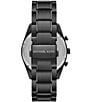 Color:Black - Image 3 - Men's Warren Chronograph Black Stainless Steel Bracelet Watch
