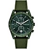 Color:Green - Image 1 - Men's Warren Chronograph Nylon Strap Watch