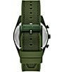 Color:Green - Image 3 - Men's Warren Chronograph Nylon Strap Watch