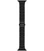 Color:Black - Image 1 - Men's Black Stainless Steel Band for Apple Watch