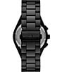 Color:Black - Image 3 - Men's Lennox Chronograph Black Stainless Steel Bracelet Watch