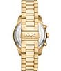 Color:Gold - Image 3 - Men's Lexington Chronograph Gold-Tone Stainless Steel Bracelet Watch