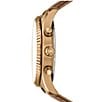 Michael Kors Men's Lexington Quartz Chronograph Leather Strap Watch - Image 6
